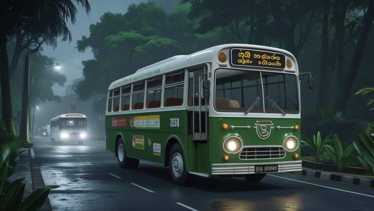 Matara Colombo Highway Bus